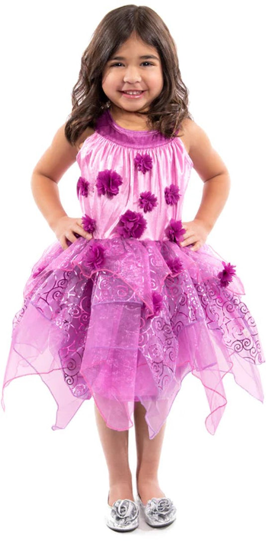 Little adventures - purple blossom fairy jurk – maat 98-104