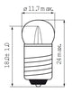 Bosma lamp 6v 0.05 e10 fiets achter