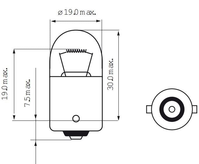 Load image into Gallery viewer, Bosma lamp 6v-5w ba15s
