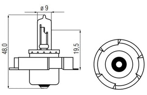Bosma lamp 12v-15w p26s halogeen