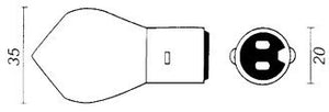 Bosma lamp 6v-25 25w ba20d