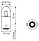 Bosma lamp 12v-5w ba9s