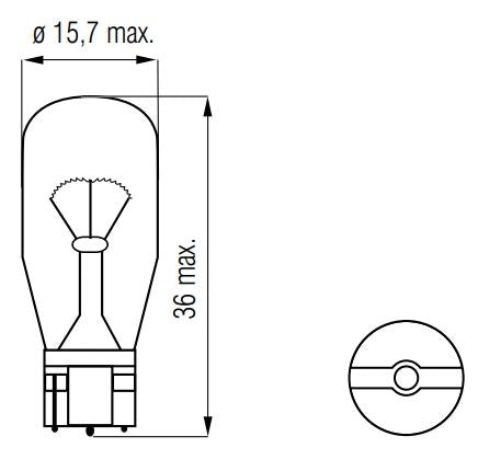 Load image into Gallery viewer, Bosma lamp 12v-10w wedge-t15
