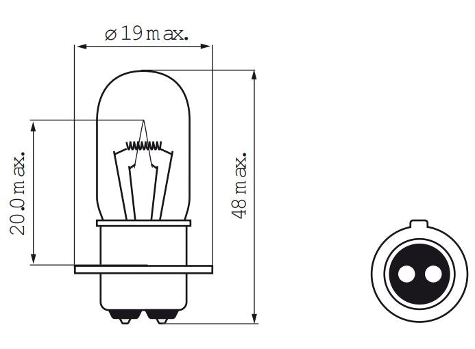Load image into Gallery viewer, Bosma Lamp 12V-25 25W PX15D
