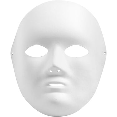 Http: www.cchobby.nl masker-h-22-cm-b-17-cm-wit-1-stuk