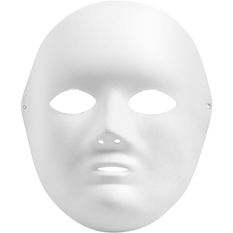 Load image into Gallery viewer, Https: www.cchobby.nl masker-h-22-cm-b-17-cm-wit-1-stuk
