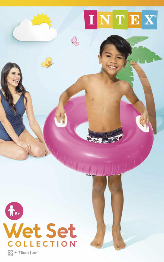 Intex - Hi-Gloss zwemband-Roze