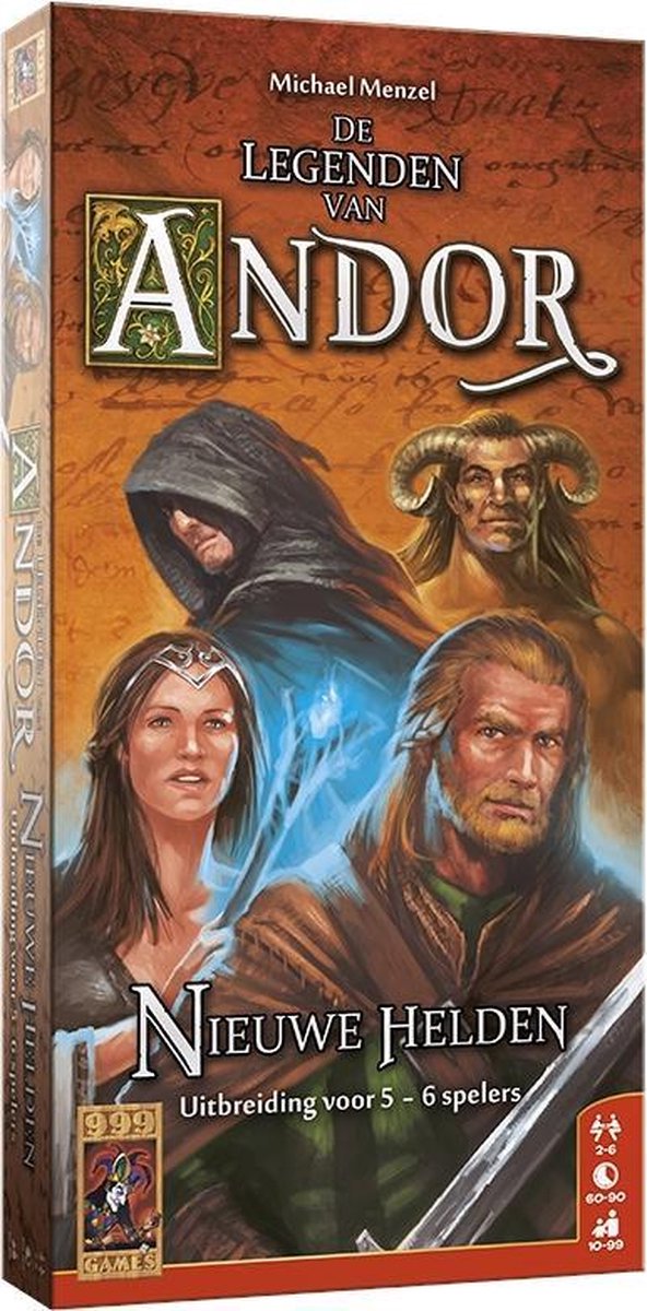 Cargue la imagen en el visor de la galería, 999games 999 games de legenden van andor: nieuwe helden 5 6 uitbreiding bordspel - coöperatief spel
