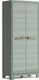 Keter planet outdoor opbergkast hoog - 3 planken - 80x44x182cm - grijs zwart