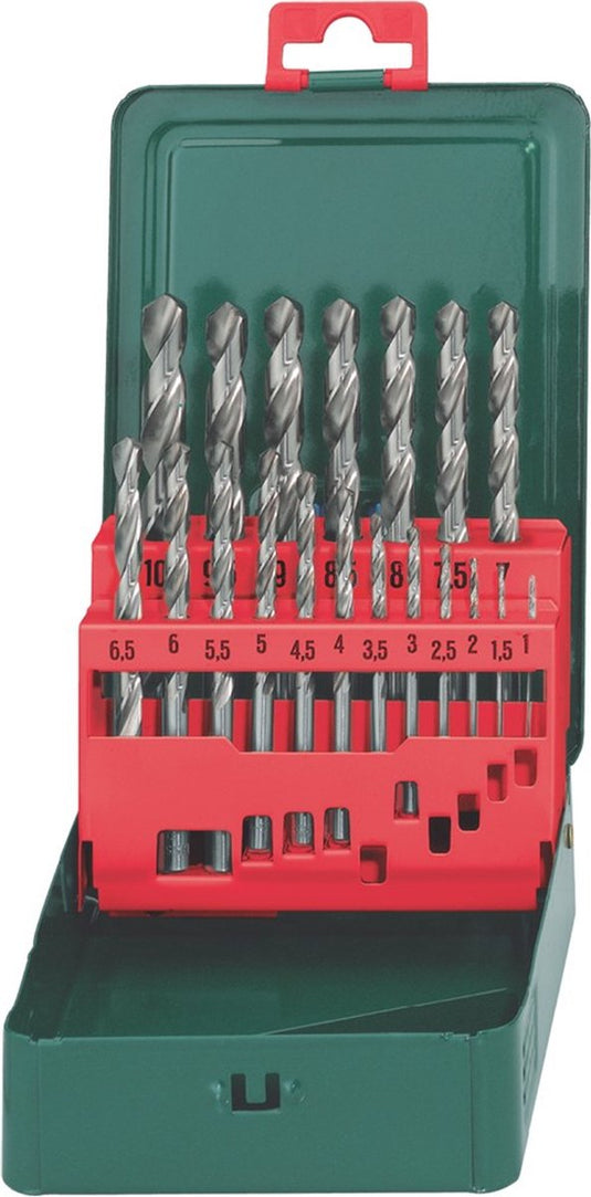 Metabo toebehoren - boorcassette hss-g 19-delig 627153000