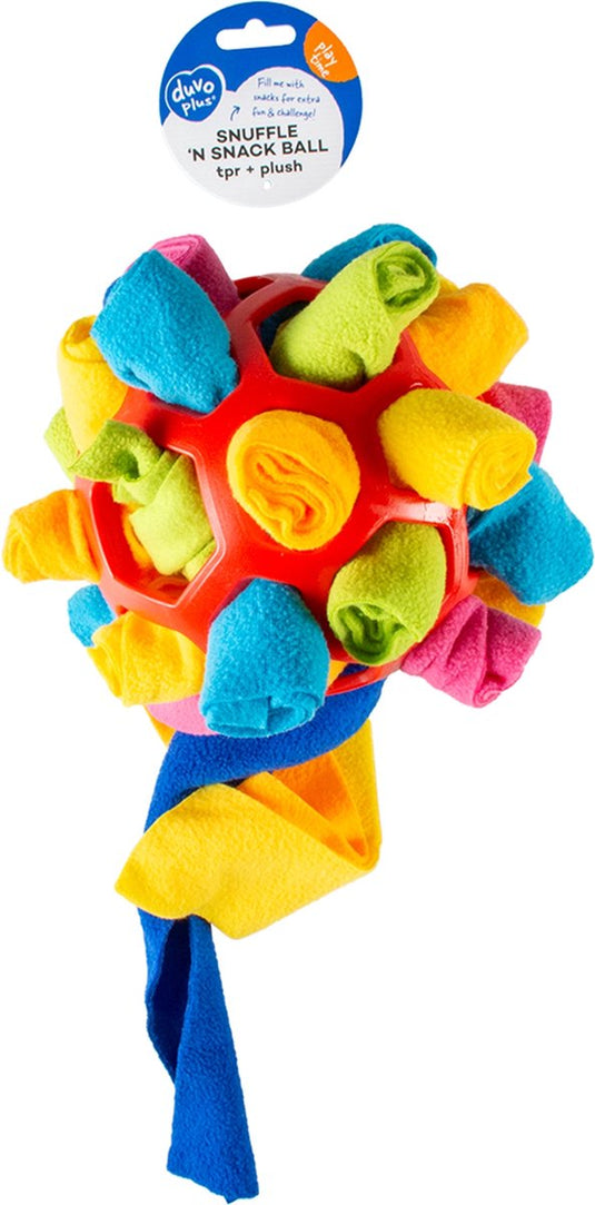 Duvo plus - snuffel en snackbal - meerkleurig