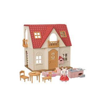 Epoch sylvanian families 5567 new red roof cosy cottage starter home