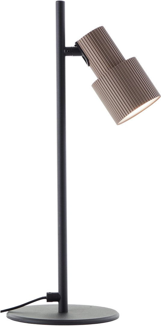 Brilliant cadiz - tafellamp - led 1xgu10 excl. - brons - zwart