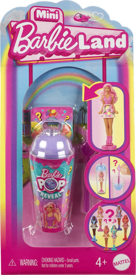 Barbie mini land pop reveal - verrassingsitem - 3,8 cm - mini pop