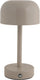 Leitmotiv tafellamp james led - grijs - 12.5x12.5x24.5cm - scandinavisch
