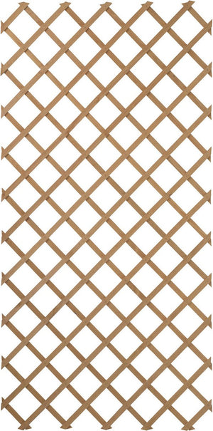 Nature - houten klimrek (bruin) - 1 x 2m - fsc