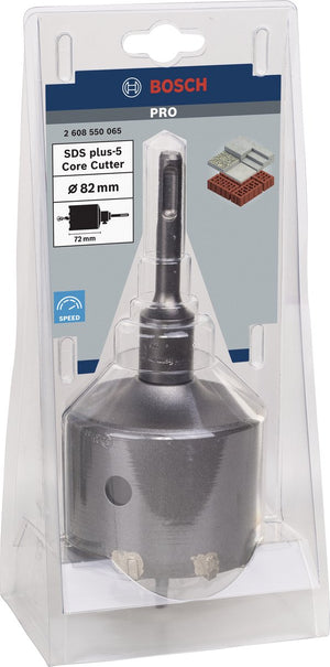 Bosch pro sds plus-5 core cutter set, 82 x 54 x 72 mm