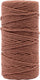 Vaessen creative macrame touw - bruin - 3mmx100m