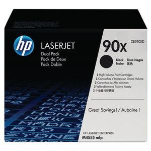 Tonercartridge hp dualpack ce390xd 90x zwart