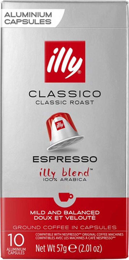 Illy espresso classico koffiecups - intensiteit 5 9 - 10 x 10 capsules