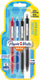 Paper mate inkjoy 300rt-balpennen met drukknop | medium punt (1,0 mm) | zwart, blauw en rood | 4 stuks