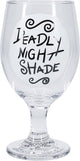 Paladone nightmare before christmas glow in the dark glass – officieel gelicentieerde deadly nightshade beker voor halloween jack skellington‑fans, 350 ml-