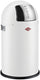 Wesco pushboy junior prullenbak | 22 liter | metaal - mat wit | vuilnisbak - made in germany