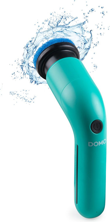 Domo do248sb oplaadbare schoonmaakborstel - elektrische schrobber - schrobborstel - 6 opzetstukken - ipx 7 voor badkamer of keuken - groen