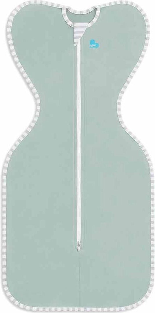 Love to dream ™ babyslaapzak swaddle up™ - inbakeren - baby 3-6 maanden - 6-8.5 kg - zomer - 0.2 tog - olijf groen