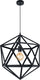 Eglo embleton hanglamp - e27 - ø 46 cm - staal - zwart