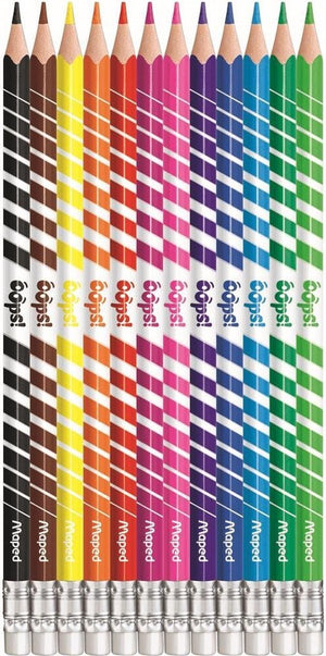 Maped office maped color'peps uitwisbare kleurpotloden 12 stuks
