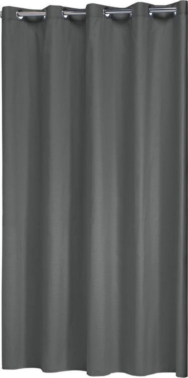 Sealskin coloris douchegordijn 180x200 cm - polyester katoen - grijs