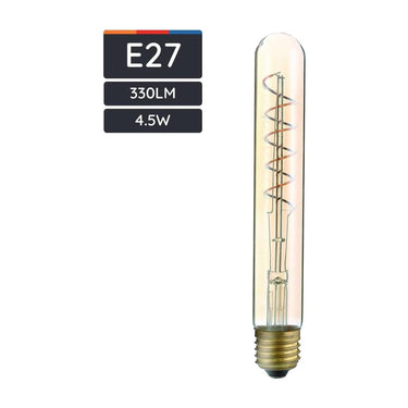 Avide led lamp soft filament 5w, e27 fitting, 2700 kelvin, 400 lumen