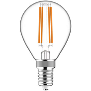 Avide led lamp filament mini globe 4,5w e14 fitting, 2700 kelvin warmwit 470 lumen kogel