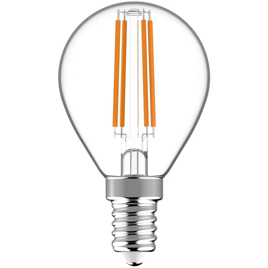 Avide led lamp filament mini globe 4,5w e14 fitting, 2700 kelvin warmwit 470 lumen kogel