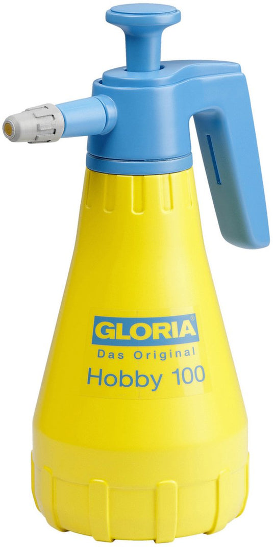 Gloria hobby 100 drukspuit - plantenspuit - traploos verstelbare sproeikop - 1 liter