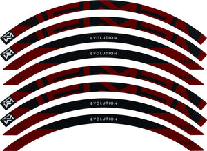 Newmen rim decal kit x.a.25