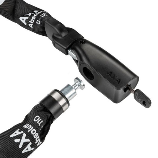 Axa kettingslot absolute 8-90cm zwart