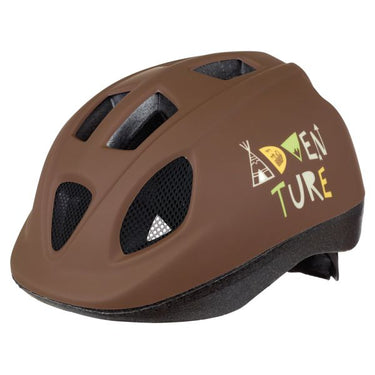 Polisport kinder helm adventure xs 46-53 cm bruin