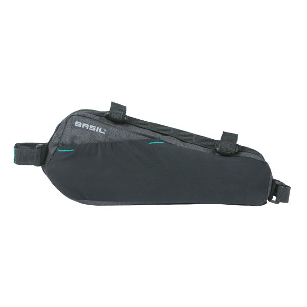 Load image into Gallery viewer, Basil Discovery 365D frametas M - sportieve compacte fietstas voor heren damesfiets - 1.8L - zwart melee
