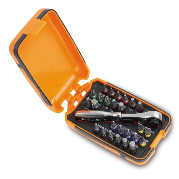 ギャラリービューアに画像をロードする, Beta Ratelsleutel Tools 860 C27 met schroefbitset 27 delig in box
