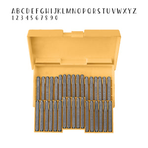 We r makers • alphabet stamps handwritten font upper case and numbers with case