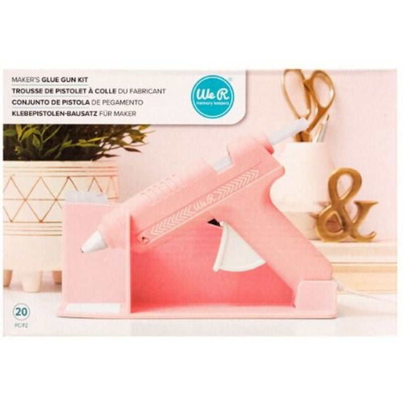 Load image into Gallery viewer, We r makers • maker's glue gun kit pink eu-plug 20pcs
