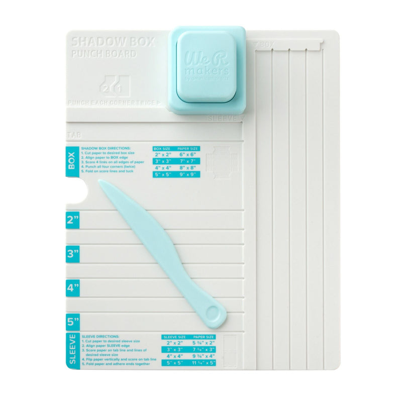 Load image into Gallery viewer, We r makers • shadow box punch board
