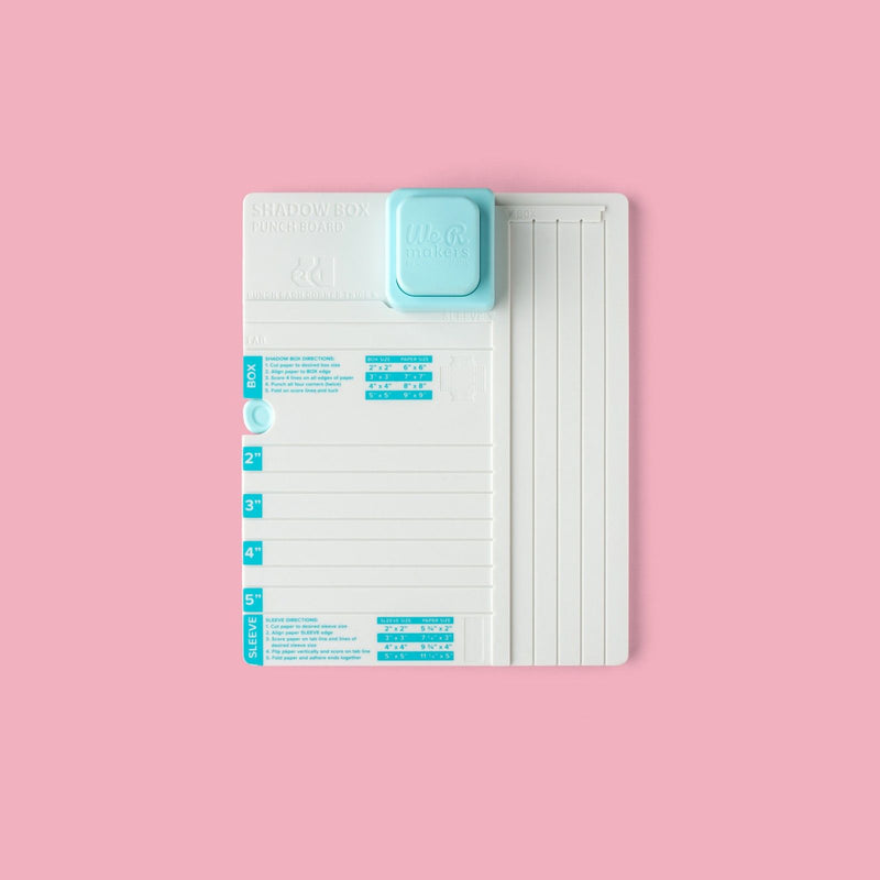 Load image into Gallery viewer, We r makers • shadow box punch board

