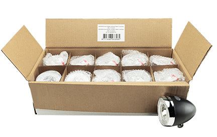 Load image into Gallery viewer, Simson koplamp classic luxurious batterij zwart (10st)
