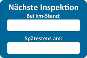 Eichner klantenservice sticker sticker inspection customer service sticker
