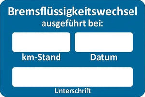 Eichner klantenservice sticker sticker brake fl. customer service sticker