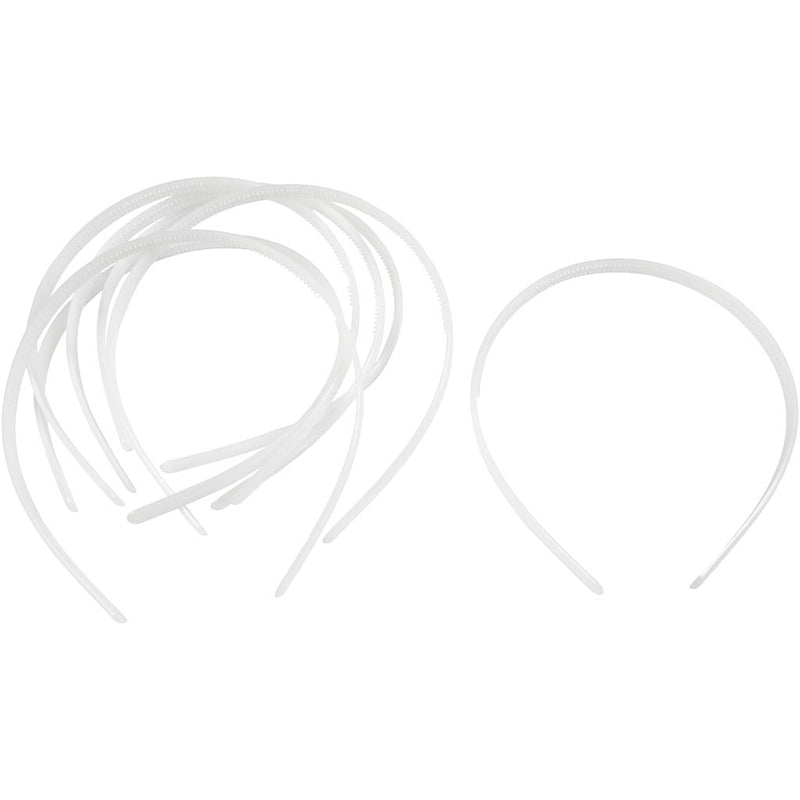 Load image into Gallery viewer, Https: www.cchobby.nl haarbanden-b-8-mm-wit-20-stuk-1-doos

