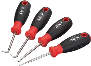 Vigor hakensatz v4663 mini hook sets 130mm lg. 4-part